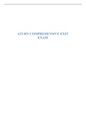 ATI RN COMPREHENSIVE EXIT EXAM