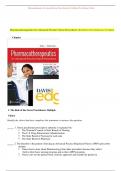 TEST BANK For Pharmacotherapeutics for Advanced Practice Nurse Prescribers 5th Edition by Teri Moser Woo & Marylou V. Robinson , ISBN: 9780803669260 |All Chapters 1-55 Complete| Guide A+