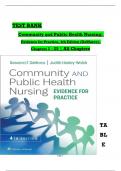 EST BANK FOR COMMUNITY AND PUBLIC HEALTH NURSING Evidence for Practice 4TH EDITION BY ROSANNA DEMARCO & JUDITH HEALEY-WALSH Latest Verified Review 2024 Practice Questions and Answers for Exam Preparation, 100% Correct with Explanations, Highly Recommende