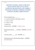 GHP PEST CONTROL APPLICATOR SM-47  EXAM NEWEST 2024 ACTUAL EXAM  COMPLETE 200 QUESTIONS AND CORRECT  DETAILED ANSWERS (VERIFIED ANSWERS)  |ALREADY GRADED A+||BRAND NEW!! 