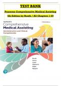 Test Bank For Pearson Comprehensive Medical Assisting Administrative And Clinical Compet