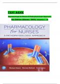 Test bank for pharmacology for nurses a pathophysiologic approach 6th edition by michael adams norman holland carol urban A+