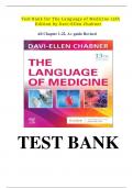 TEST BANK FOR The Language of Medicine 13th Edition by Davi-Ellen Chabner , ISBN: 9780443107795 Chapters 1-21 |All Chapters Verified| Guide A+