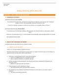 Samenvatting kwalitatieve-data analyse - 1e Bach Psychologie