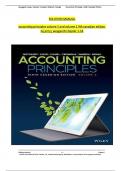 Solution Manual for Accounting Principles Volume 1 & Volume 2, 9th Canadian Edition Jerry J. Weygandt,  All 1-20 Chapters Covered ,Latest Edition ISBN: 9781119786818