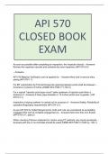 API 570 CLOSED BOOK EXAM