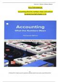 Solution Manual for Accounting What The Numbers Mean, 13th Edition By David Marshall All 1-16 Chapters Covered ,Latest Edition 