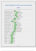 Sleep Medication CCSH2 Answers Secures best result.