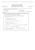 CS1231S Discrete Structures Exam solutions