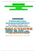 Solution Manual for Financial Management for Public Health, and Not-for-Profit Organizations 7th Edition by Finkler, Calabrese & Smith All 1-15 Chapters Covered ,Latest Edition ISBN:978107183534