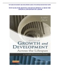 TEST BANK FOR GROWTH AND DEVELOPMENT ACROSS THE LIFESPAN 2ND EDITION BY LEIFER