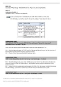 BIOS 255 Week 5 Assignment: Onsite Lab (GRADED A) | Blended Onsite w/ Physical Laboratory Facility