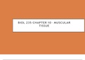 BIOL 235 CHAPTER 1 – INTRODUCTION TO THE HUMAN BODY,BIOL 235 CHAPTER 2 – THE CHEMICAL LEVEL OF ORGANIZATION, BIOL 235 CHAPTER 3 – THE CELLULAR LEVEL OF ORGANIZATION, BIOL 235 CHAPTER 4- THE TISSUE LEVEL OF ORGANIZATION, BIOL 235 CHAPTER 5 – INTEGUMENTARY,