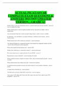 ACTUAL PICAT/ASVAB COMPLETE EXAM QUESTIONS & ANSWERS 2024/2025 UPDATED VERSION…GRADE A+