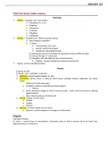 TEAS Test Study Guide: Science; A&P, Full solution guide (Summer 2020).