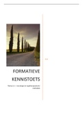 Samenvatting formatieve kennistoets neurologie en ergotherapeutische methodiek