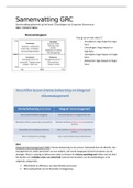 Grondslagen van Corporate Governance (GRC) samenvatting