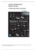 Solution Manual for Electric Circuits 11th Edition by James Nilsson, Susan Reidel