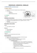 Samenvatting -  Anatomie en fysiologie van het zenuwstelsel, Diëcephalon, hersenstam, cerebellum