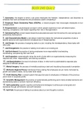 BUSI 240 Quiz 2 Organization Behaviors Q&A 100 Verified.