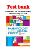 Test Bank for Pharmacology and the Nursing Process 9th Edition Authors: Linda Lilley, Shelly Collins, Julie Snyder|ISBN-13: 9780323529495|With Rationals | Complete Guide A+