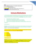 NURS 601 Pharm-Immune Medications Updated 