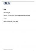 2024 OCR A Level Chemistry A (All Question Papers & Mark Schemes)