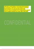 I HUMAN CASE WEEK #7 49 YEAR OLD PATIENT  (CLASS 6512) -I HUMAN CASE WEEK #7 49 YEAR  OLD PATIENT (CLASS 6512) REASON FOR  ENCOUNTER ;INTERMITTENT SQUEEZING CHEST  PAIN |Complete Detailed case study 100% 2024-2025