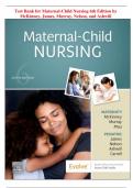 Test Bank for Maternal-Child Nursing 6th Edition by McKinney, James, Murray, Nelson, and Ashwill