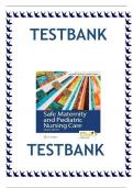 Test bank  Safe Maternity and Pediatric Nursing Care 2nd Edition Linnard-Palmer