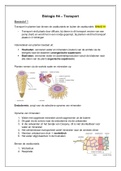 Biologie voor jou - 5 havo - hoofdstuk 4 transport