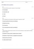 BIO 139 Final Exam Study Guide Questions & Answers Verified 100% Correct!!