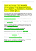 TNCC test Prep A, TNCC Notes for Written Exam, TNCC Notes for Written Exam, TNCC Prep, TNCC EXAM, TNCC 8th Edition (2022) Q-Bank COMPLETE SOLUTION GUIDE  