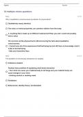 PHIL 201 EXAM 3 STUDY GUIDE (TCC S21) QUESTIONS WITH COMPLETE ANSWERS!!