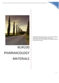 NUR 100 Pharmacology Packet for students #2 (FORTIS INSTITUTE PENSACOLA ASSOCIATE DEGREE OF NURSING PROGRAM)