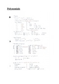 Pre-calculus 12: Lesson on Polynomials