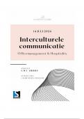 Moduleopdracht - Interculturele communicatie ('Interculturele samenwerking in organisaties')