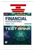 TEST BANK for Financial Accounting, 13th Edition by C William Thomas and Wendy M. Tietz Verified Chapters 1 - 12, Complete Newest Version