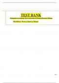 TEST BANK Managerial Accounting: The Cornerstone of Business Decision Making, 8th Edition, Mowen, Hansen, Heitger