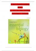 Test Bank for Campbell Essential Biology with Physiology, 7th Edition by Eric J. Simon, Complete Chapters 1 - 29, Updated Newest Version