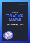 Samenvatting fysica toelatingsexamen arts/tandarts 2023