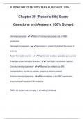 Chapter 20 (Rodak's 6th) Exam Questions and Answers 100% Solved