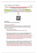 Straighterline Anatomy & Physiology I BIO 201L Lab 3 Mitosis and Meiosis Worksheet – with all lab photos (New Version June 2024) Scored 100%