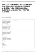 WGU C702 FINAL EXAM LATEST 2024-2025 REAL EXAM QUESTIONS AND CORRECT ANSWERS / WGU C702 EXAM /EXAM QUESTIONS AND ANSWERS | VERIFIED ANSWERS