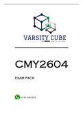 CMY2604 EXAM PACK 2023