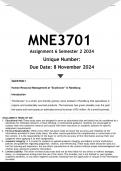 MNE3701 Assignment 6 (ANSWERS) Semester 2 2024 - DISTINCTION GUARANTEED