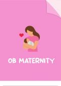 OB/Maternity Nursing 101