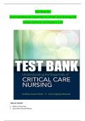 Test Bank for   Understanding the Essentials of Critical Care Nursing 3rd  Edition by Perrin all Chapters 1-19