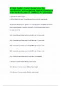 ATSSA Traffic Control Supervisor Re-certification (missing some basics) Questions with Verified Answers GRADED A+ 2024/2025 