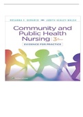 Community and Public Health Nursing 3rd Edition DeMarco Walsh Test Bank